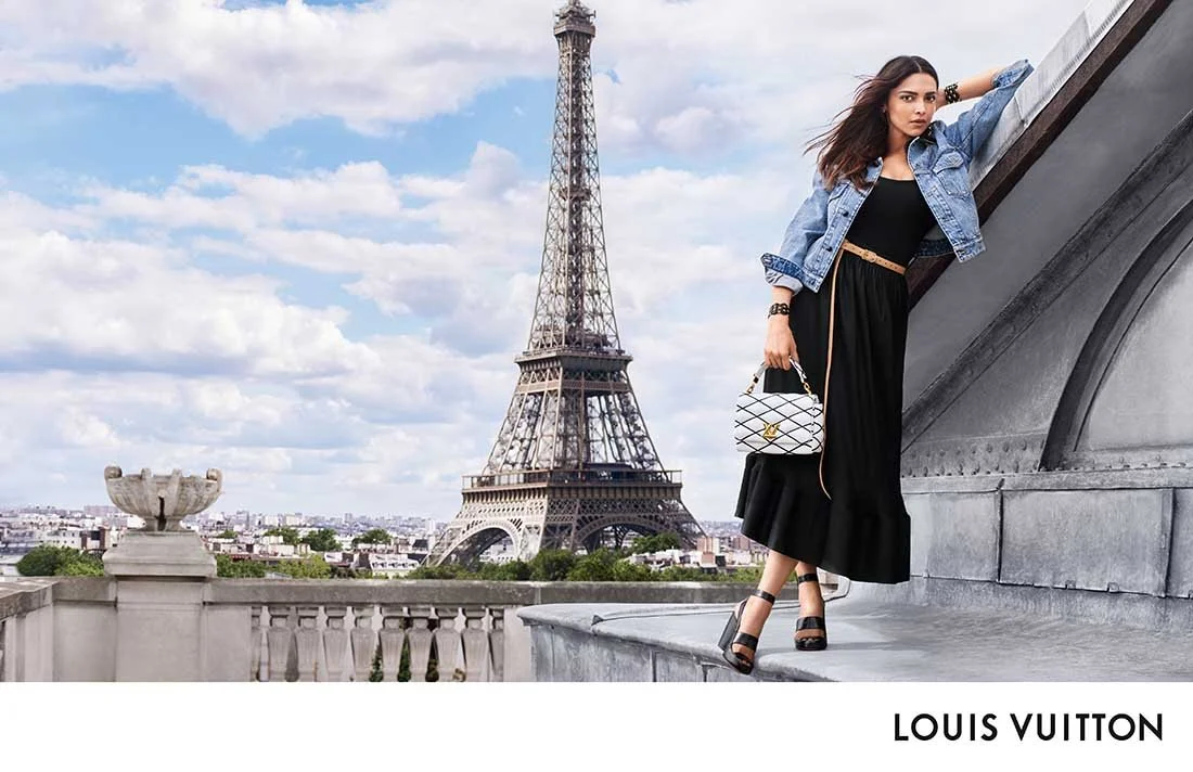 Louis Vuitton エッフェル塔 アートプリントポスター Eiffel Tower Louis Vuitton framed - Kid Cup - Léo & Steph